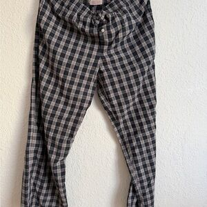 Merona Black and White Plaid Pajama Pants